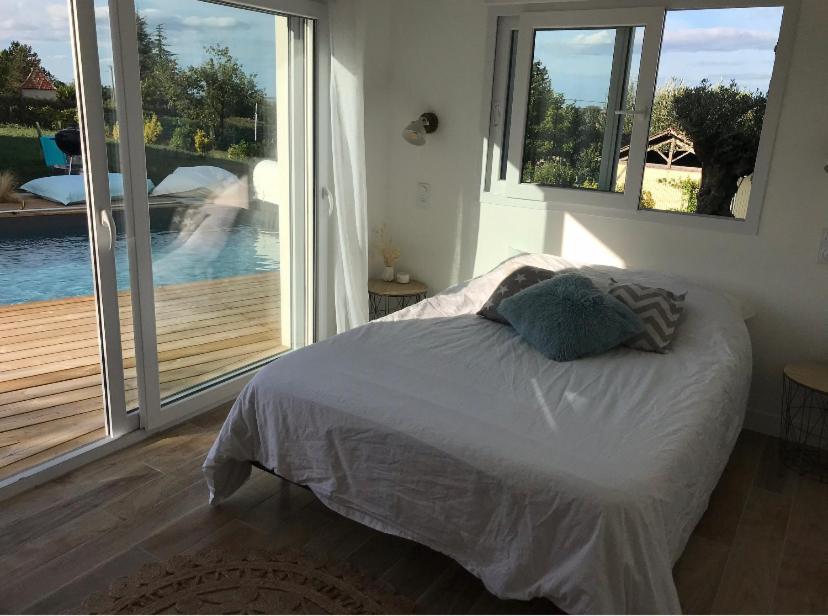 Chambre Independante Dans Pool House Le Mas-dʼAgenais 외부 사진